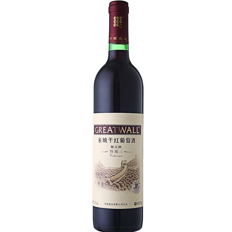 【京东】长城 特酿3年解百纳干红葡萄酒 750ml 单瓶装 中粮出品