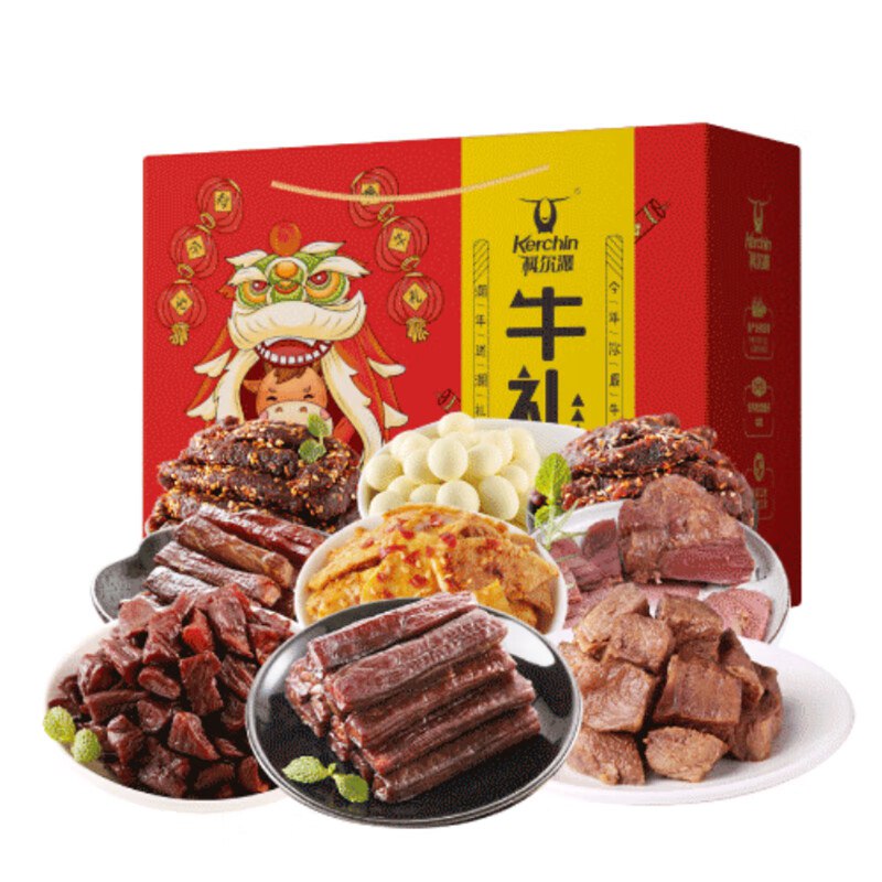 自营科尔沁 零食礼盒1110g