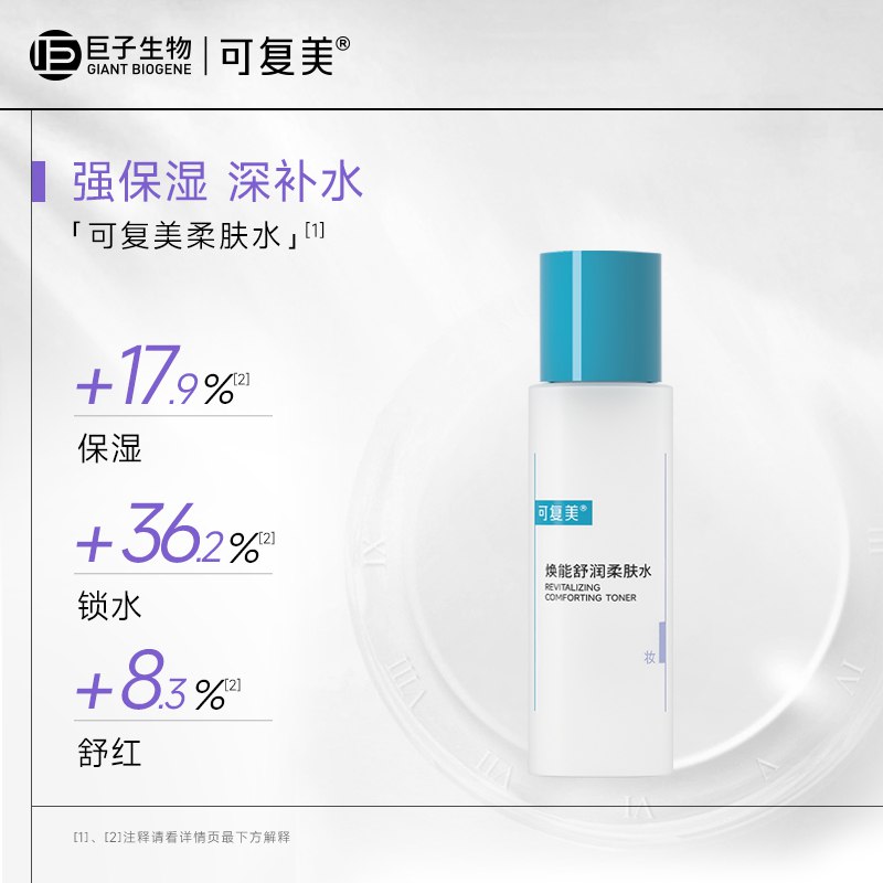 19.9💵【可复美旗舰店】焕能舒润保湿爽肤水50ml)OCLsdtaPWYu)/ CZ11/补水维稳修护！一瓶全搞定成分很温和 敏肌也能用的噢