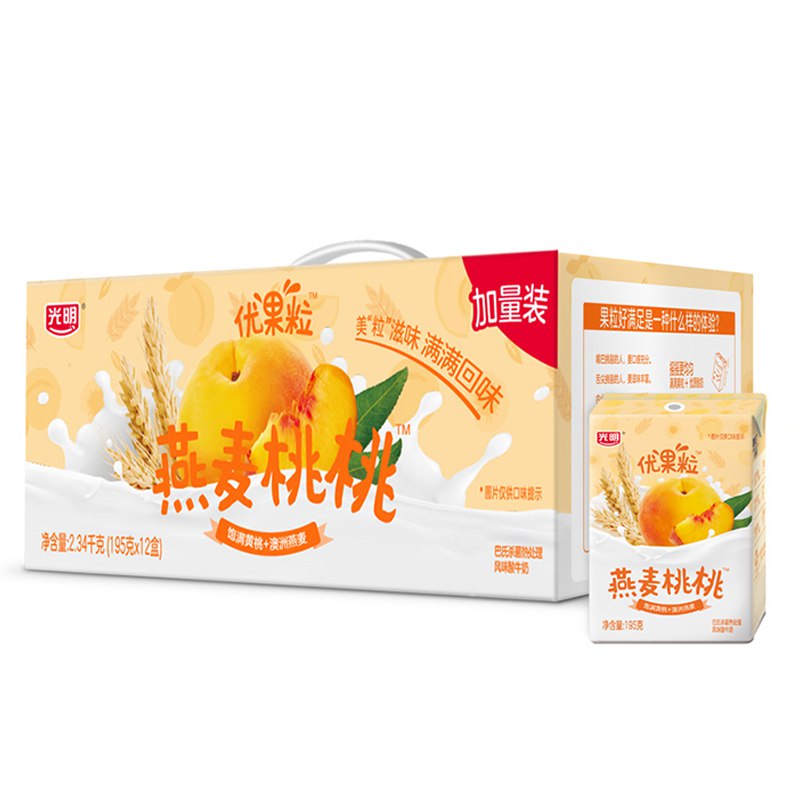 光明  酸牛奶 195g12盒 礼盒装