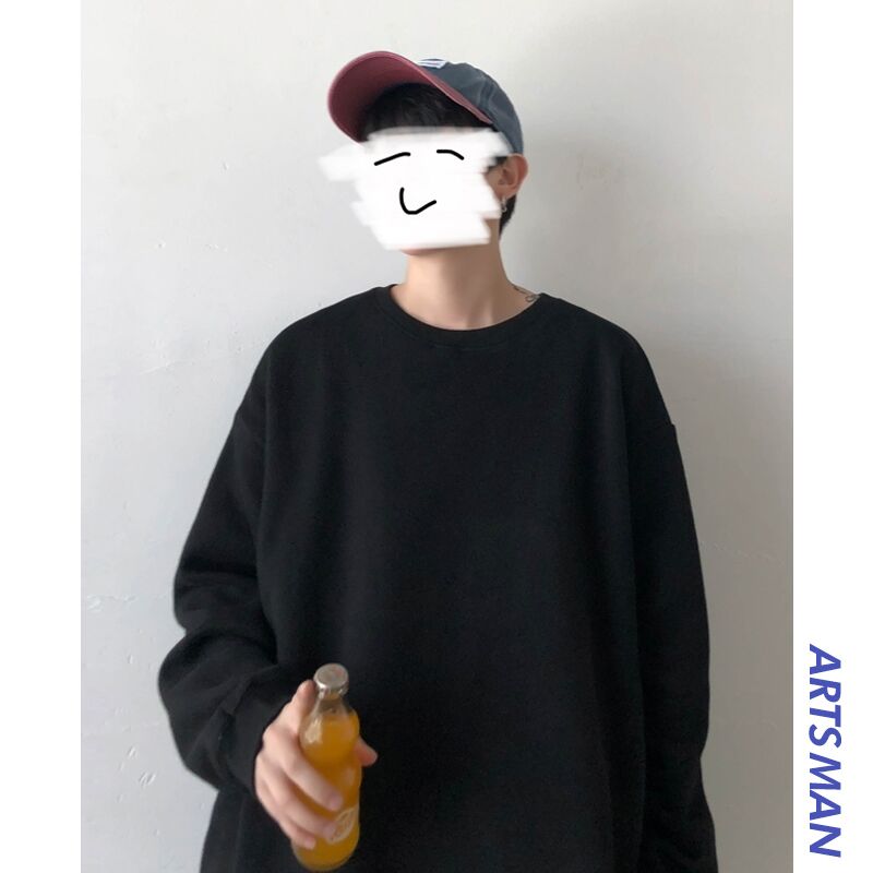 10点开始 拍下22元港仔文艺男ins潮圆领卫衣(qmIfXNQvmi7)/