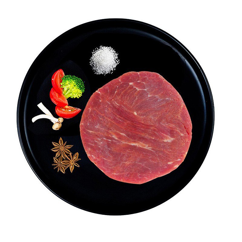 恒阳 进口曼丽海滩黑椒牛排15片家庭装1500g，送刀叉+一副黑椒酱15袋129