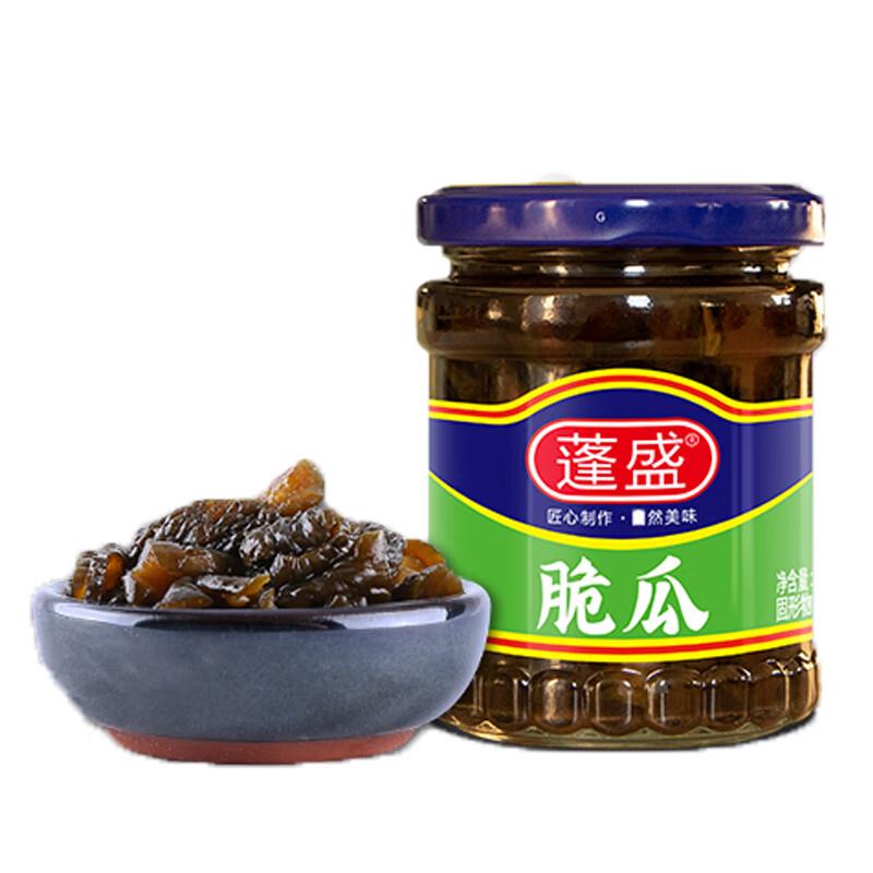 叠粮油7-6券/浏览砸落蓬盛 脆瓜200g 酱腌黄瓜0.5亓
