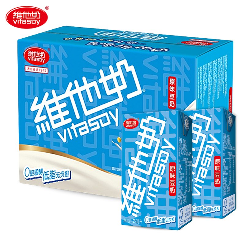 维他奶原味豆奶18盒32.8  