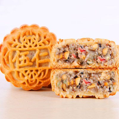 广式月饼五仁月饼精品五仁月饼广式传统月饼糕点零食200g-2500g