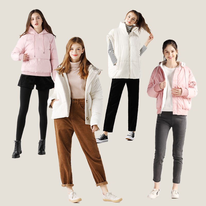 49元 艾米恋 秋冬短款连帽棉服(gUvvcSBuxgw)/