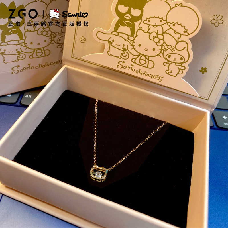 89元  正港旗舰店ZGOx三丽鸥HelloKitty项/链)3sOCdnFTURs)/ AC01 CZ11/纯银材质+礼盒