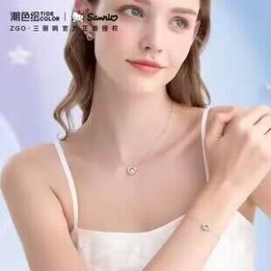 69元三丽鸥联名款凯蒂猫925银项链)x7TudN8Oww9)/ CZ11//