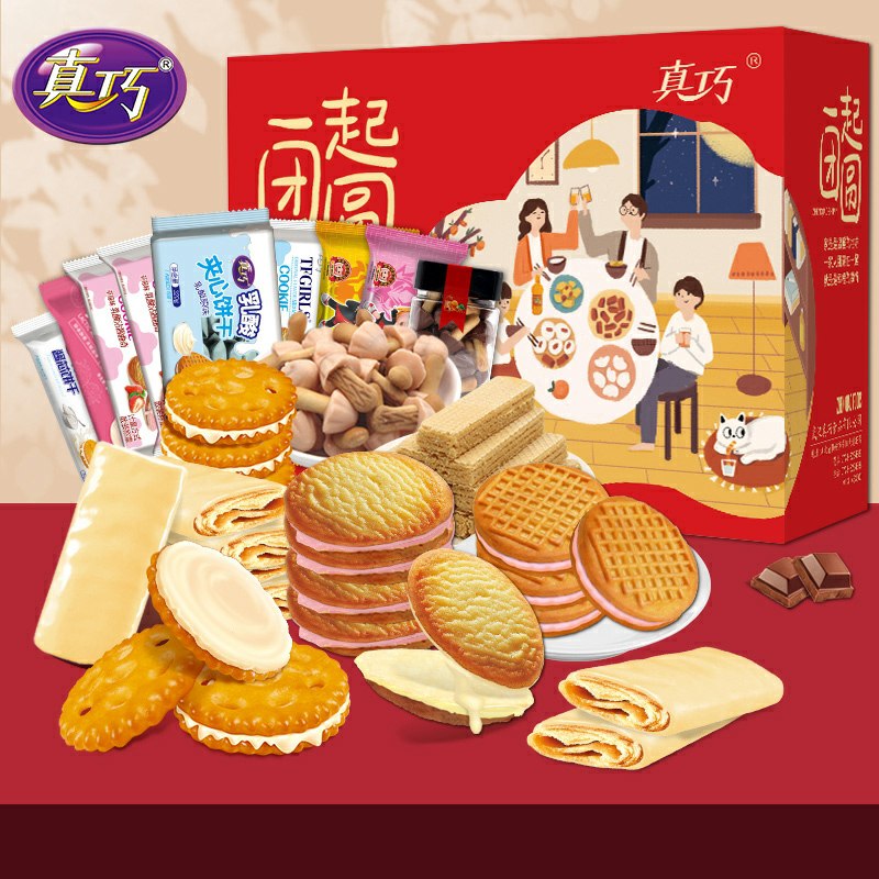 24.9元起   真巧旗舰店真巧吃货零食礼盒多款可选(JVP7cHusrt0)/