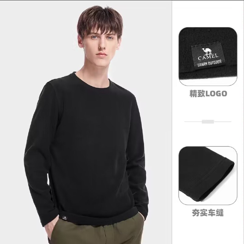 59💵 【骆驼官旗】骆驼户外长袖抓绒男女上衣)Olt2W1SzmaG)/ CZ11//