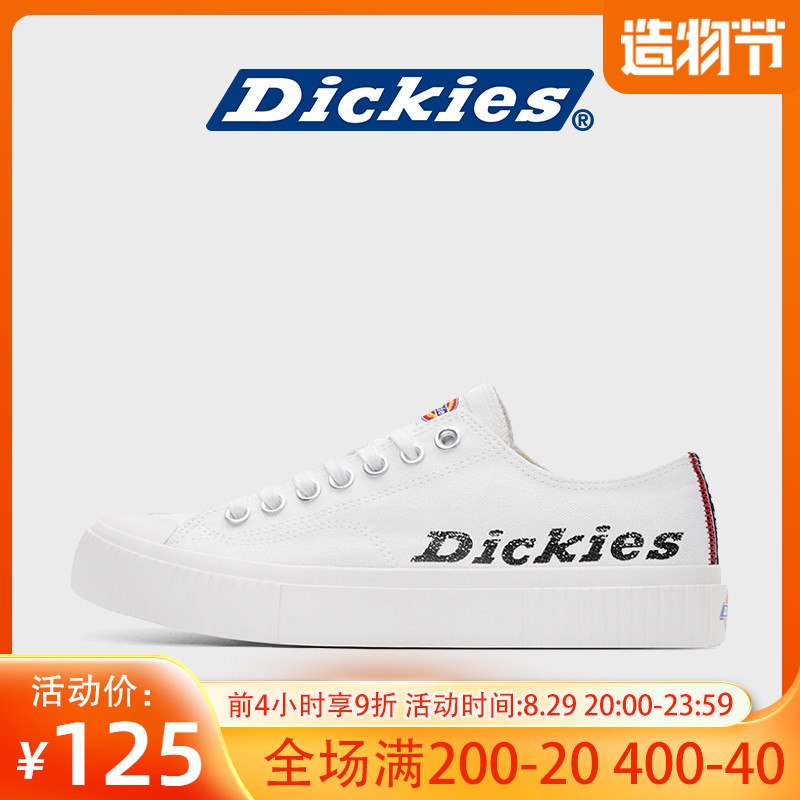 99元【Dickies鞋类outlets店】Dickies低帮情侣薄款帆布鞋(i88P2FecCEX)//春夏秋三个季节都可以穿！超多款可选！这个全是低帮合集