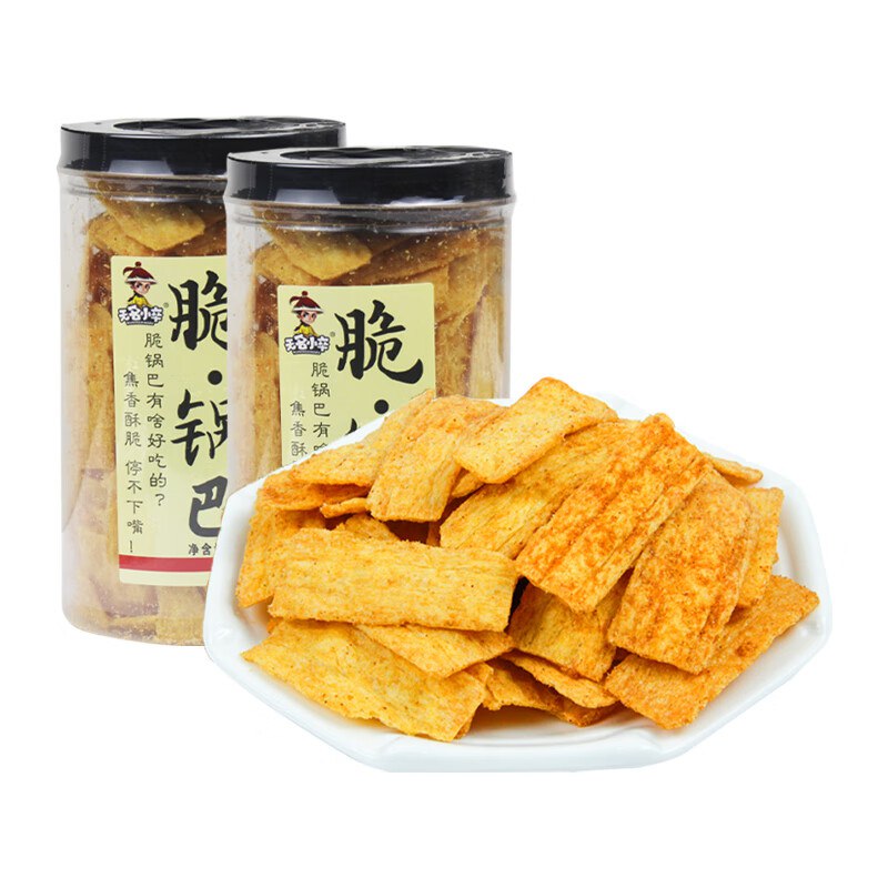无名小卒 脆锅巴(原味)210g *2罐跳转app浏览商品砸落或加车砸金蛋砸5卷4首单，拍下【8.96】