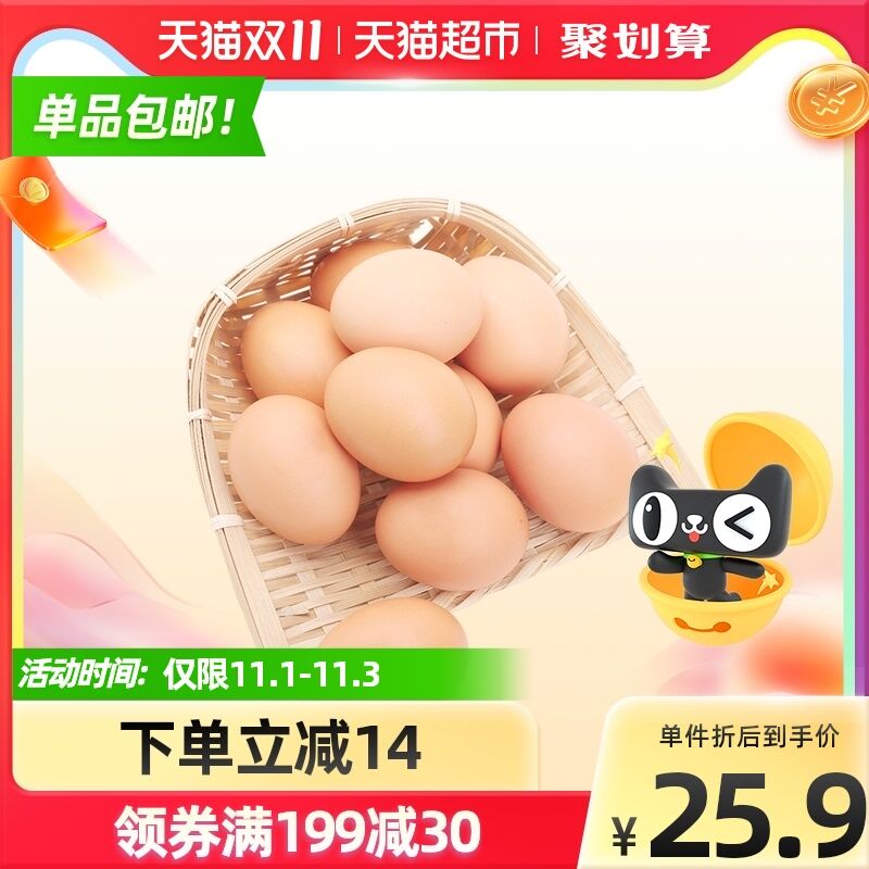 10点开始 拍下22.9元猫超德青源优质鲜鸡蛋30枚(HTr3XvWBc37)/ 红包: 1111.xuooo.com