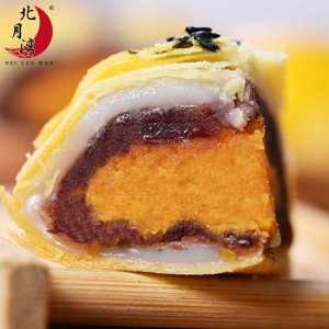 12.9元 北月湾旗舰店红豆味雪媚娘蛋黄酥6枚(49F7cSGWrY4)/