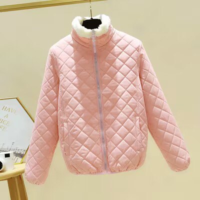 0点开始 39.9💵【纤织桐话】冬季韩版羊羔毛棉外套)whIjW11utlj)/ CZ11//加绒加厚，时尚保暖潮流出行收腰衣摆 阳光朝气有活力~