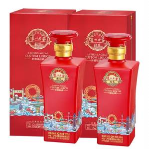0点开始   158元【天猫超市】泸州老窖新蓉城品藏500ml*2瓶(WCfQ2DL738N)/ AC01/入口柔和倍顺 棉柔爽口 酒香浓郁自饮 家宴 送礼都很合适 大气喜庆