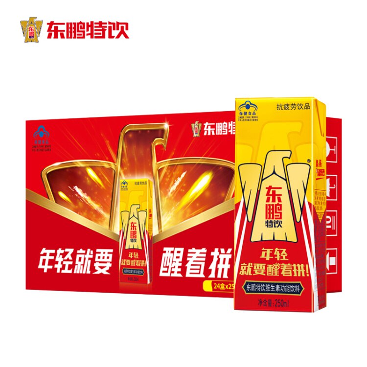 东鹏（EASTROC）东鹏特饮 维生素功能饮料 250ML*24盒/箱 