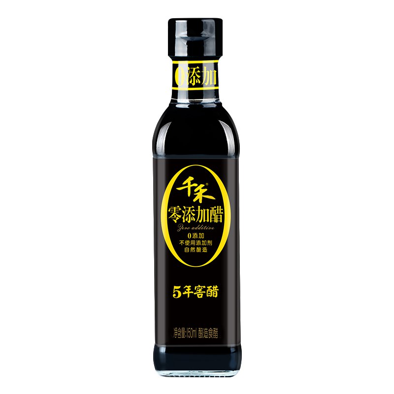 千禾 醋 零添加窖醋5年 酿造食醋 不加防腐剂 150ml