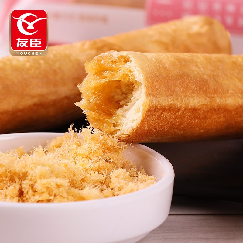 0点后下单 拍2件26.8元【大牌友臣旗舰店】肉松乳酪手撕面包棒共720g(b7bJX2Um0cM)/