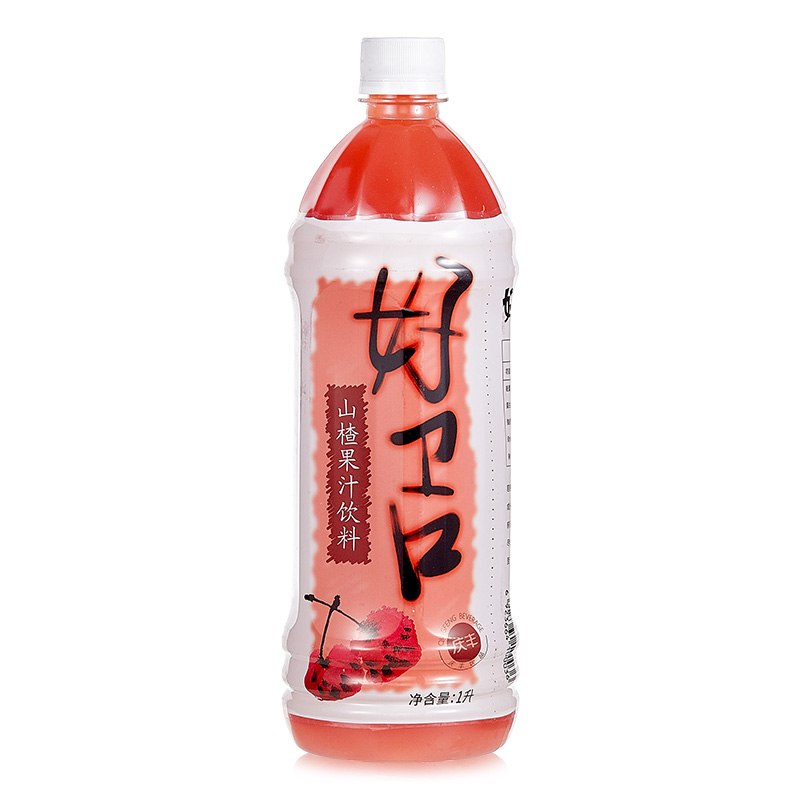 山楂汁果汁饮料大瓶1L装，叠10元全- 品1.9