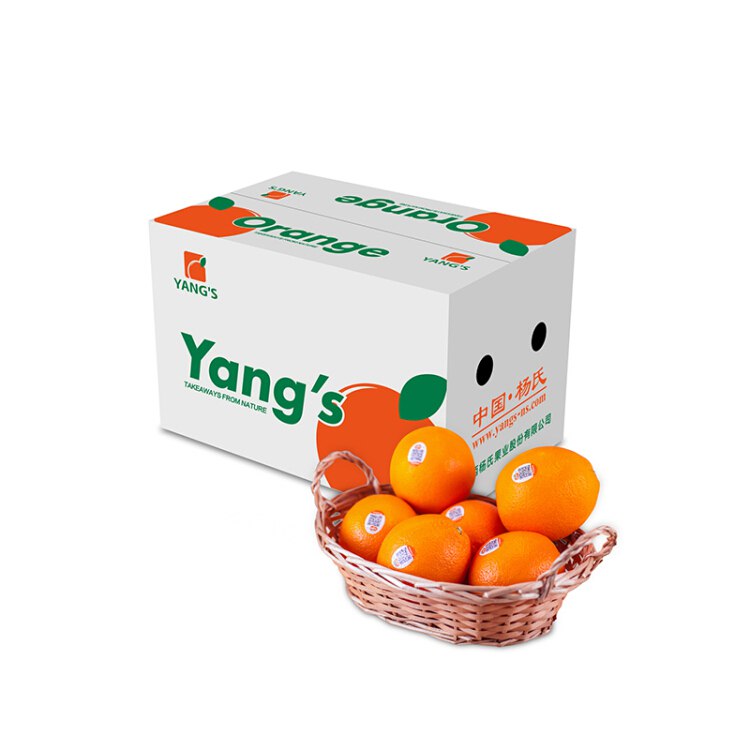 【京东】杨氏脐橙 YANG'S精品赣南脐橙 鲜橙子 精选3斤装单果100-140g  新鲜自营水果