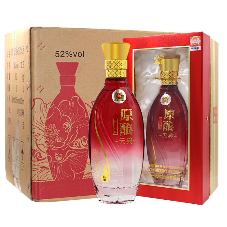 泸州老窖原酿天典福庆双辉52度500ml*6