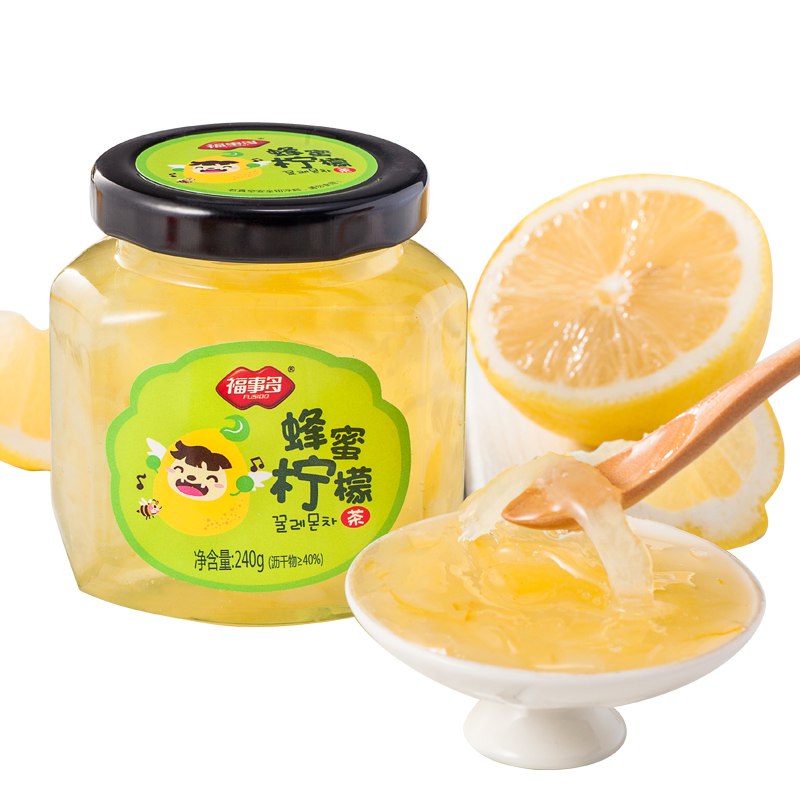 【京东自营】福事多 蜂蜜柠檬茶240g  