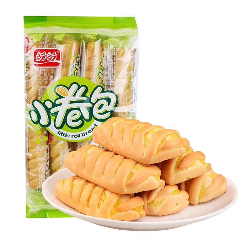 盼盼 小卷包 早餐点心面包 凤梨味200g（内装8枚）