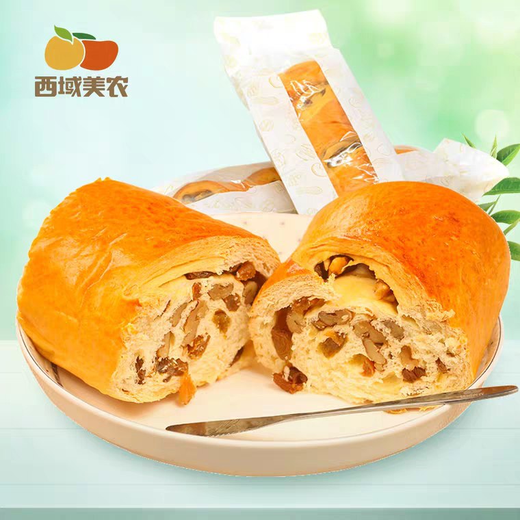 先领券/零点后下单西域美农简装大列巴16.9元400g   