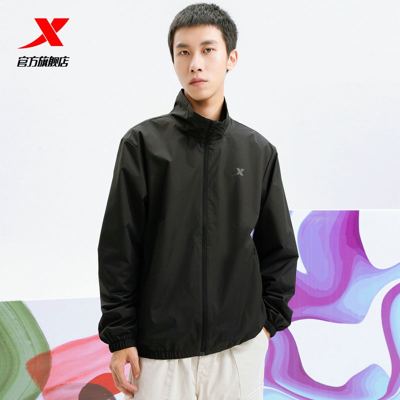 149元【特步服饰旗舰店】秋季新款男装立领运动夹克(YP5N2w6LlHr)/不挑身形 超百搭 三色可选