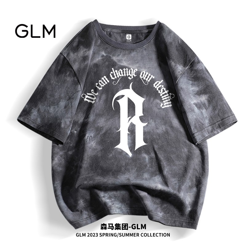 69.7💵 任选三件森马GLM扎染纯棉短袖)j1xDdLhVcNQ)/ CZ11/