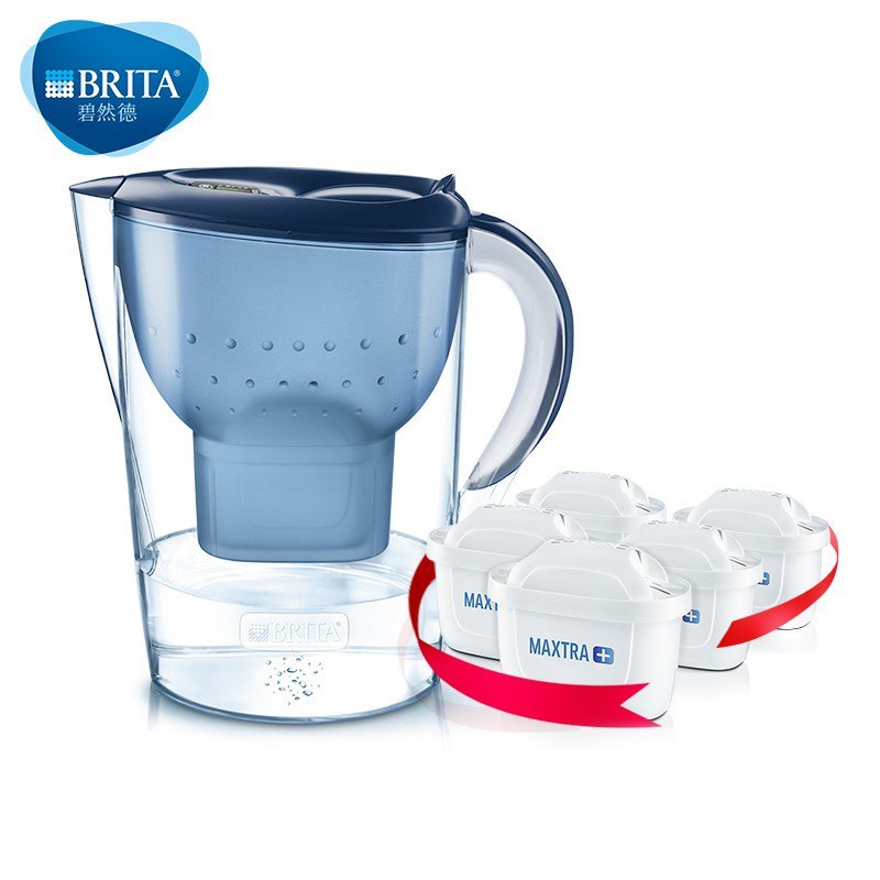 【京东】碧然德   过滤净水器  3.5L蓝色一壶六芯装