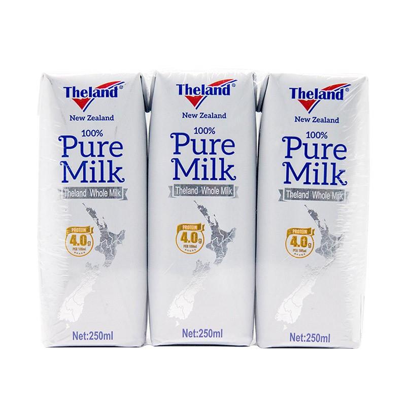 纽仕兰 4.0g蛋白质高钙全脂纯牛奶 250ml*3概率砸两张5奍，2.26