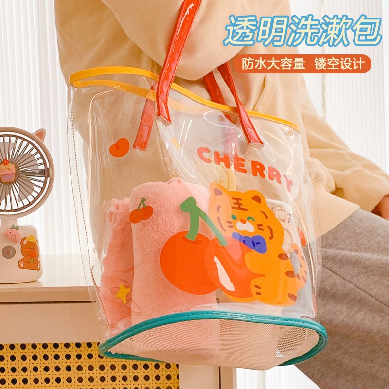 9.8￥透明大容量果冻包❗夏天就适合背这种透明的包所有款都是这个价不到一杯奶茶钱(z4jN2LfPOYm)  :/