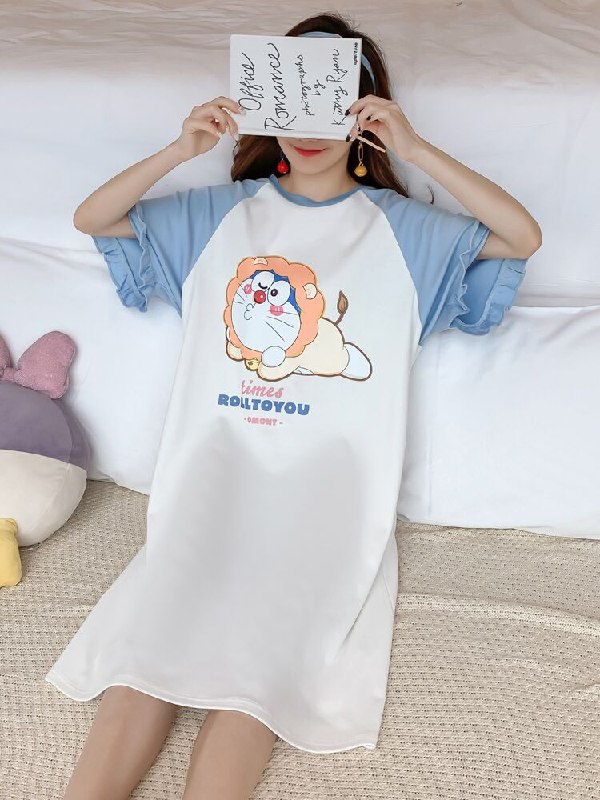 0点后下单 先领券18元伴得美纯棉短袖卡通睡裙(2BlIXj7pm0M)/