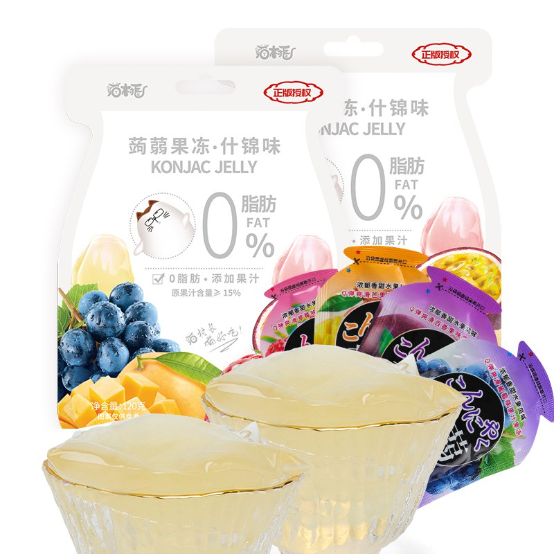 0点开始 拍10件 19.9元猫村长什锦蒟蒻果冻120g*10袋(a7sa2KWbV7g)/
