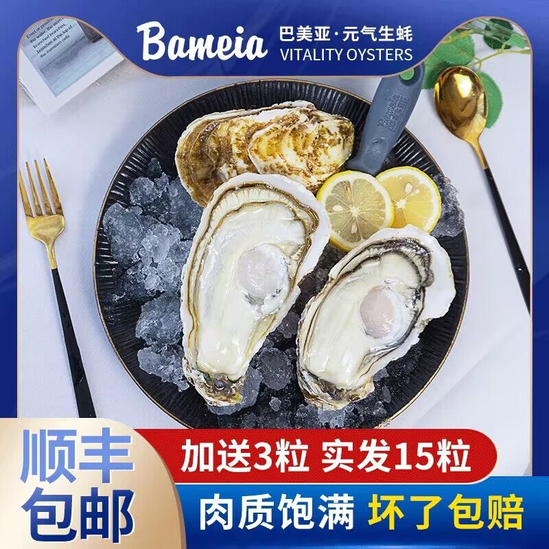 68💵【巴美亚旗舰店】巴美亚刺身高端生蚝15粒装)IajydGc4MvK)/ CZ11//