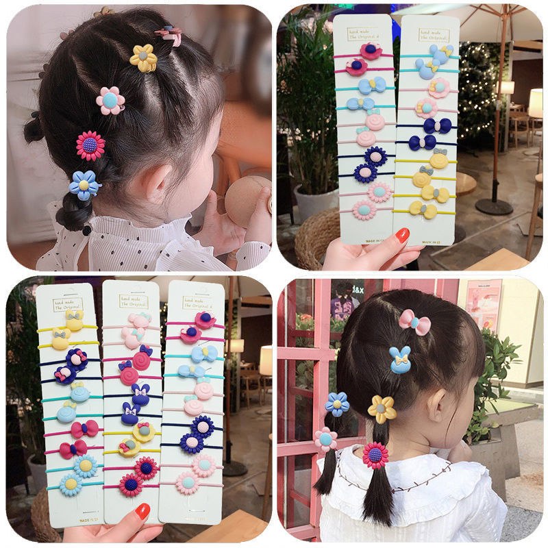 【款式可选】儿童头绳头饰可爱发饰皮筋卡通小女孩发绳不伤发发圈，0.69元