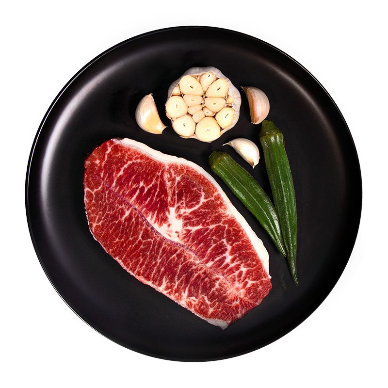 真牛馆 澳洲谷饲和牛牛肉 原切雪花牛排 MB45和牛牛排 儿童牛排 生鲜 MB45和牛板腱牛排200g