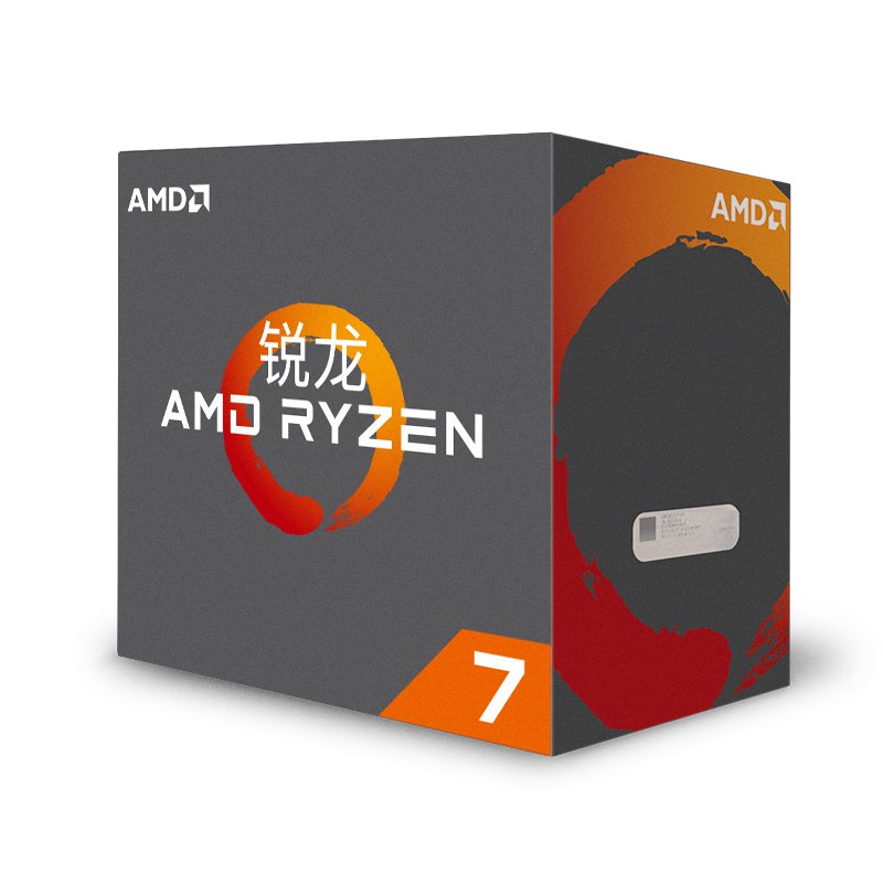 锐龙 AMD Ryzen 7 1800X 处理器8核AM4接口 3.6GHz 盒装 999.00元    