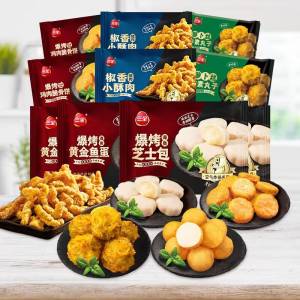 1.领券加购物车1件领楼上200-15美食券【三全食品官方旗舰店】三全油炸小食半成品共10袋(Us0e2EKfU6r)/小酥肉/芝士包/鸡肉脆骨饼/爆烤鱼蛋/炸萝卜丝素丸5种