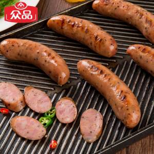 19.9元【众品食品旗舰店】台湾风味脆皮肠黑胡椒味20根)C93t2B9qJi3)/ CZ11/土猪肉 真材实料，超高含肉无淀粉无糖无油 煎炸烹炒必备Q弹紧实 一咬就爆汁 老少皆宜