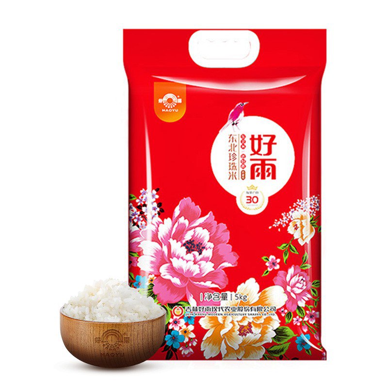 【京东自营】 纯正东北珍珠大米新米 10斤