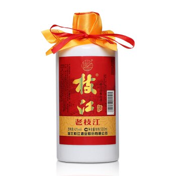 【京东】枝江淡雅白酒 老枝江 中华老字号 湖北特产 42度 500ml