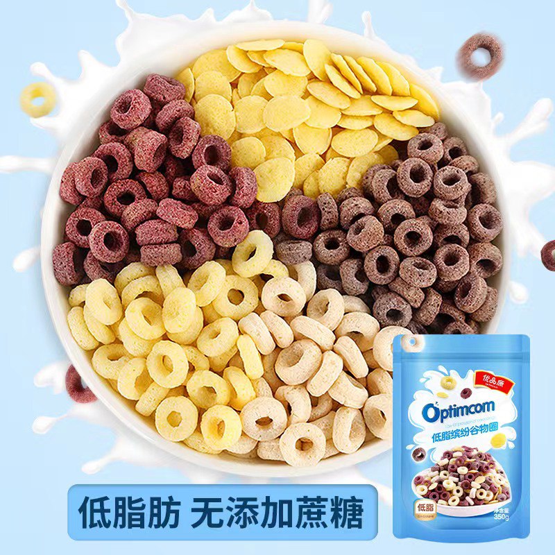 9.9元 【优品康旗舰店】低脂无糖即食零食谷物圈350g(uozDXP63tEc)/