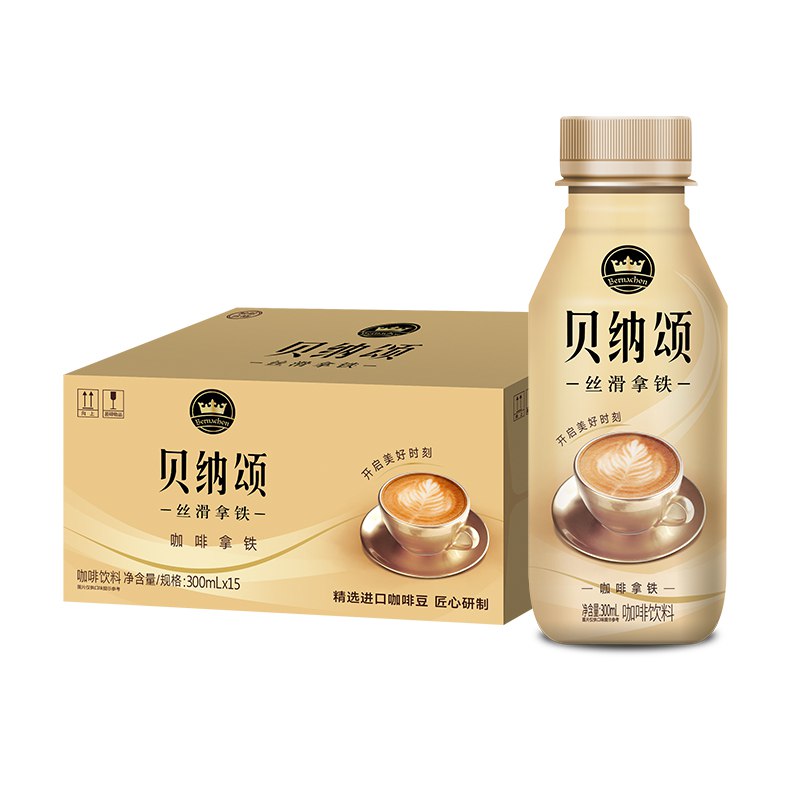 69.9元  康师傅咖啡贝纳颂咖啡拿铁300mL*15瓶(0o3j2mABEz4)/