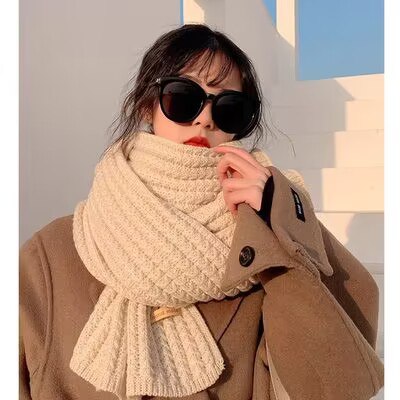 12.9亓  冬季女纯色针织围巾围脖)FutMWSQ7n0m)/ CZ11//