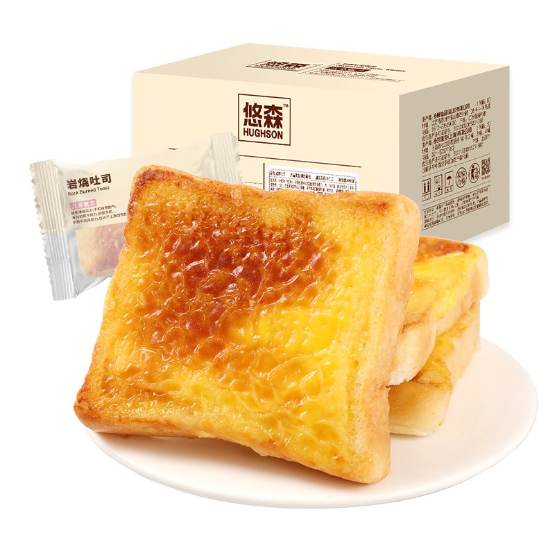 9.9元 悠森岩烧乳酪吐司420g(XbO02rpjlAv)/