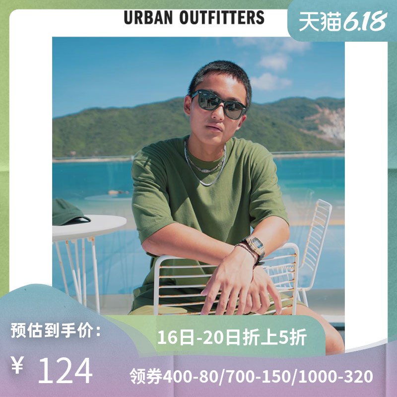 商品下面或者首页可领1000-200劵有5折专区 最低170买1000 库存不多Urban outfitters男士纯色短袖  (6IsG1uvGUwl)  ----------领取超紅/京享紅包更便宜：搜索：