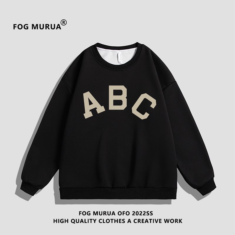 69元 FOG MURUA旗舰店400g第七季主线ABC卫衣)hSBW2AtQX5v)/ CZ11/哑光黑，火山灰，深海蓝雪花灰，焦糖色，奶白6色可选圆领到手69，连帽到手89元